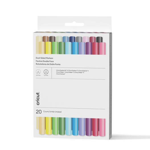 Cricut&reg; Dual-Sided Markers, Ultimate Set (20 ct)